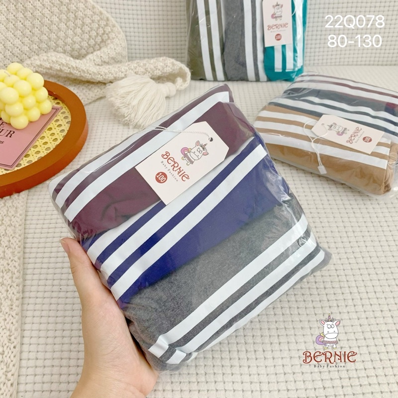 Set 3 quần jogger cotton bé trai