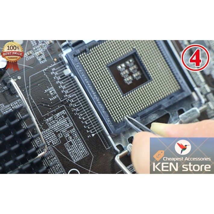 Miếng dán chuyển cpu socket 771 thành socket 775, chuyển chân cpu