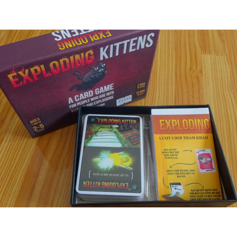 MÈO NỔ - EXPLODING KITTEN - BẢN 16+