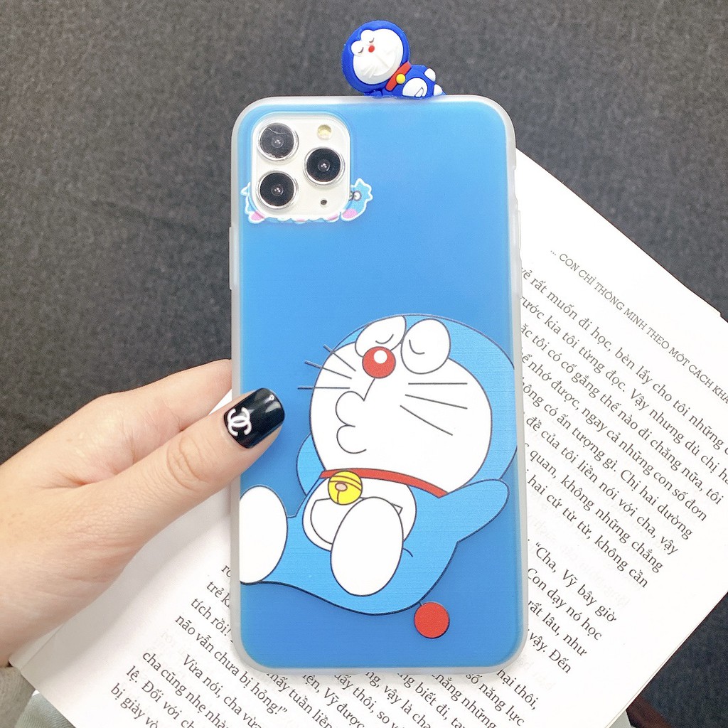 [ IPHONE ] Ốp Lưng Silicon Doraemon ( Kèm Hình Thú ) - B246 | BigBuy360 - bigbuy360.vn