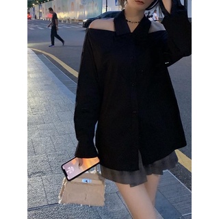 Áo sơ mi hở vai