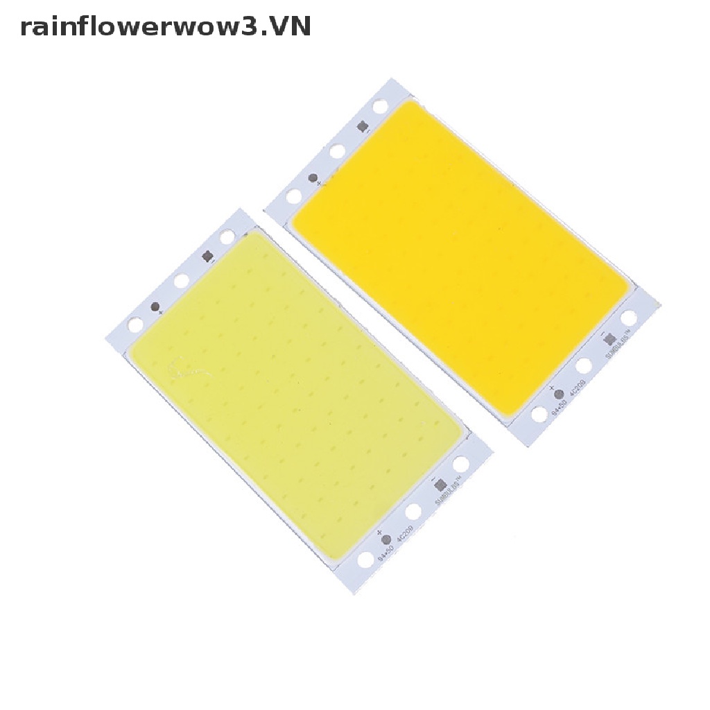 Chip Đèn LED COB Hình Vuông 94x50mm 15W DC 12-14 Tự Làm Chuyên Dụng