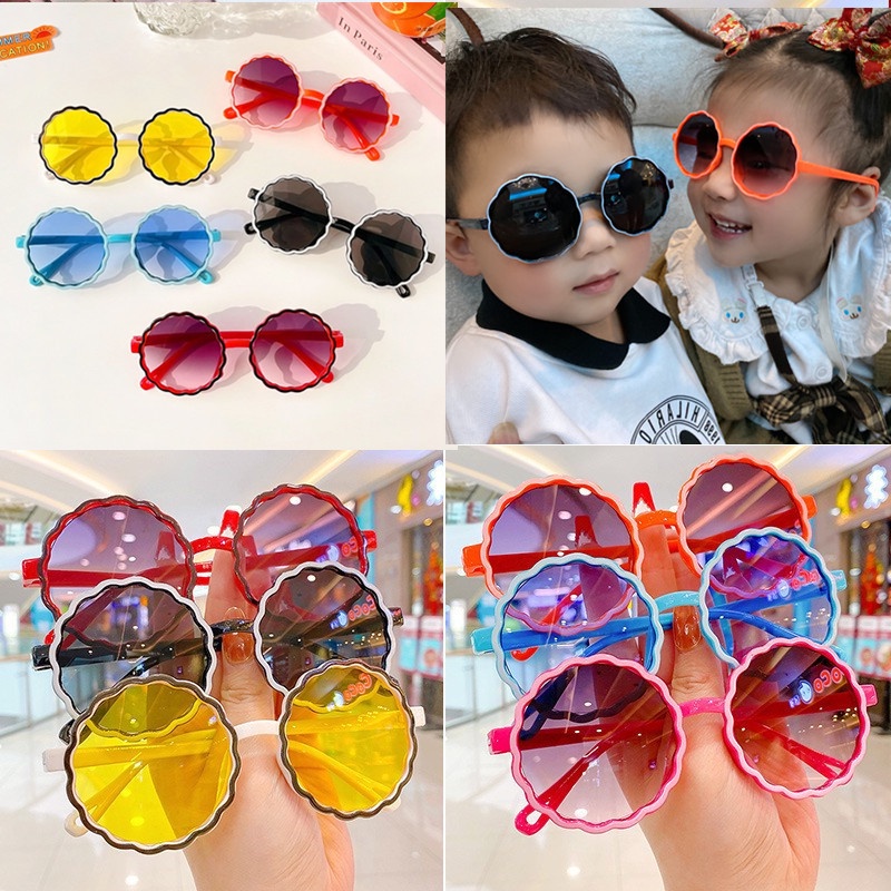 Kính Mát Gọng Tròn Thời Trang Cho Bé