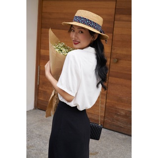 ÁO SƠ MI LỤA CỔ GIẢ VEST CAO CẤP