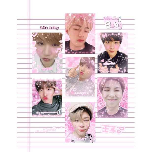 Sticker niêm phong BTS style Hàn