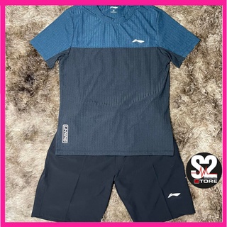Bộ quần áo thun ngắn tay Li-ning cao cấp dành cho nam