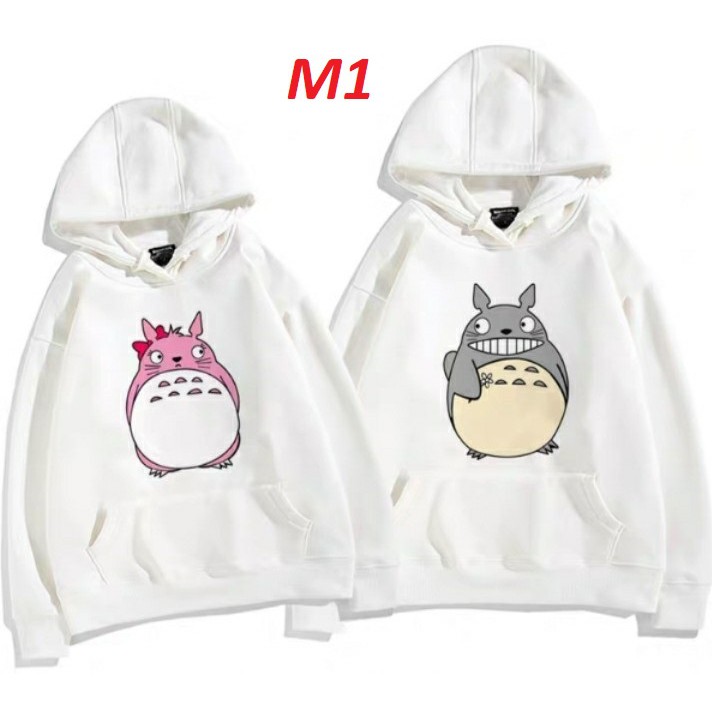 Áo hoodie đôi các mẫu kute chất nỉ bông dày siêu ấm, cho các bạn đi học, dạo phố, hẹn hò, du lịch.