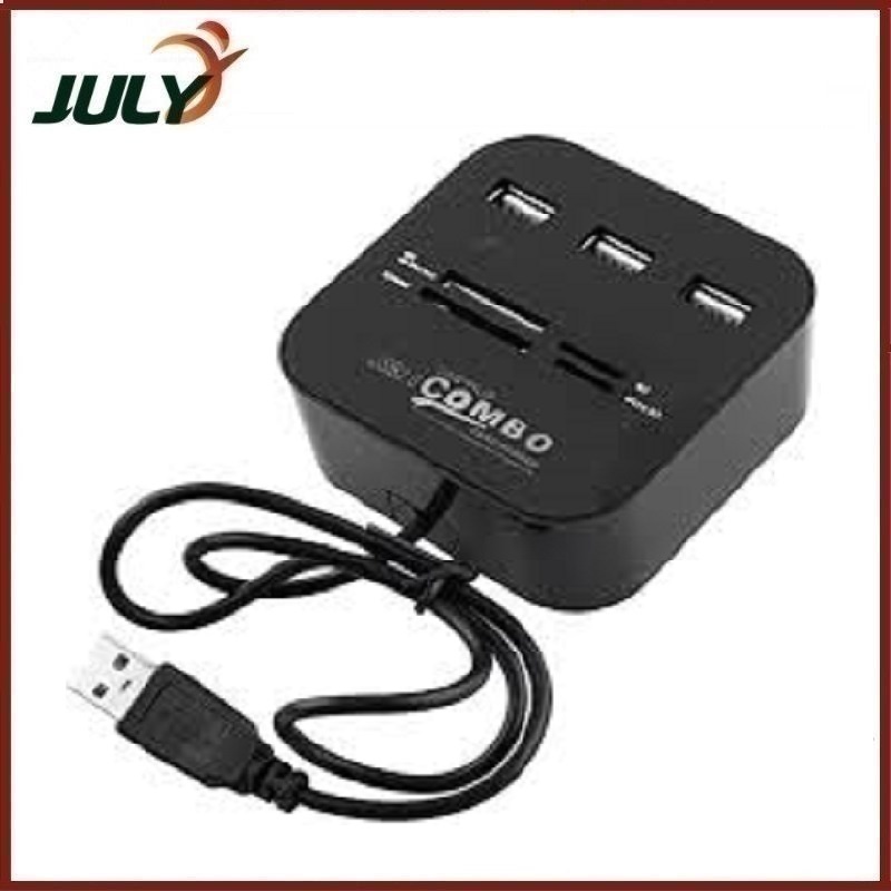 Combo hub usb 2.0 + card reader (204+11)