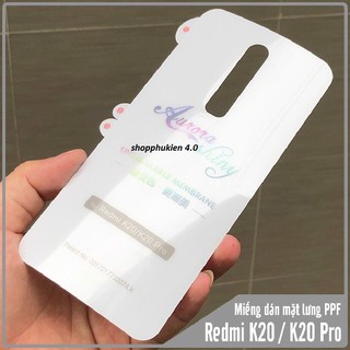 Dán PPF K20/ K20 Pro/ Mi8 SE Mặt Sau Trong Suốt