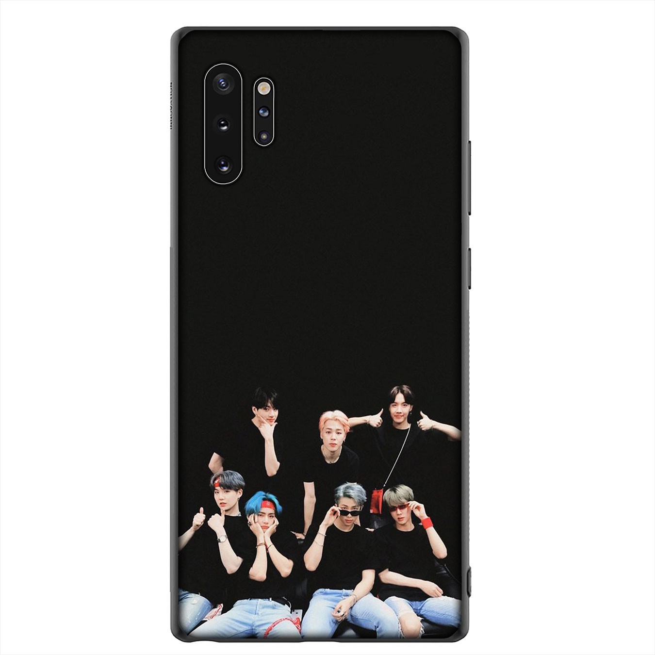 Samsung Galaxy S21 Ultra S8 Plus F62 M62 A2 A32 A52 A72 S21+ S8+ S21Plus Casing Soft Silicone Phone Case K POP BTS Bangtan Boys Cover