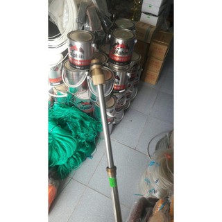 Cần rút tưới cây, cần phun thuốc inox 60 cm ren đồng Kéo dài ra 120cm dùng cho bình phun thuốc tự động, bình Mã Lai