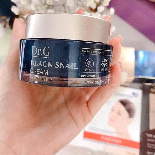 Kem Dưỡng Trẻ Hóa Sáng Da DR.G Drg Dr g Black Snail Cream 50ml