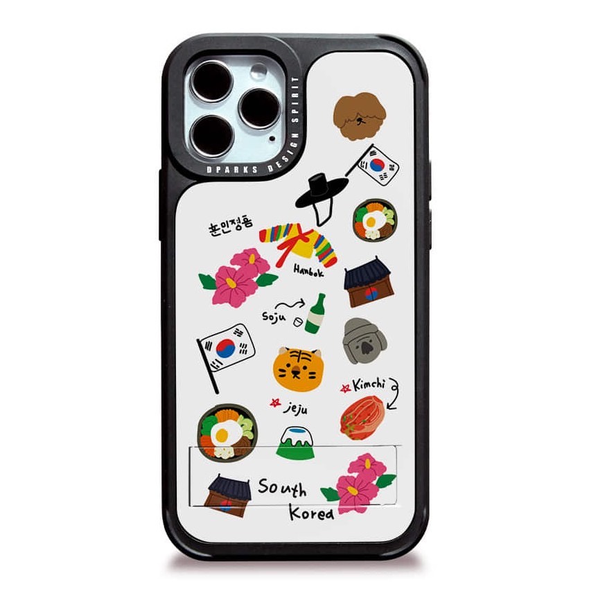 Korea Phone Case Galaxy S22 Dparks Case  Card Case Compatible for iPhone All models Samsung traditional
