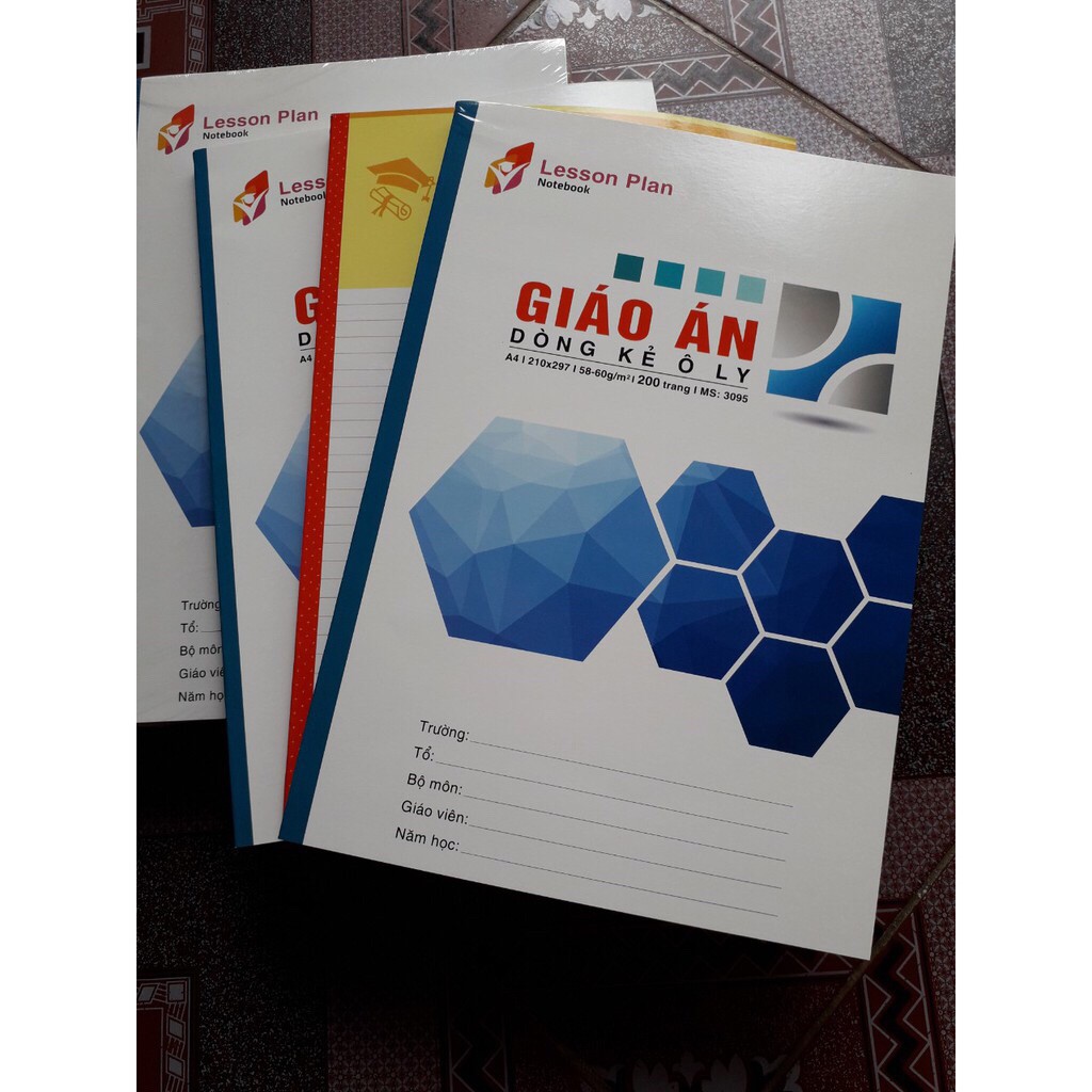 Sỉ 10 Quyển Giáo án Ô Ly  A4 Hải Tiến 200Trang