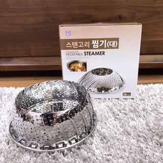 Vỉ hấp inox hàn quốc ggomi size s/l