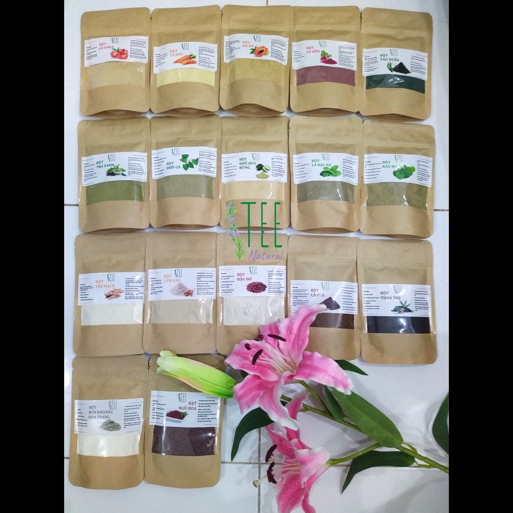 Bột Đắp mặt Handmade 🌺 FREE SHIP 😎 TẶNG CỌ/QUE/CHÉN🌿🥑 Bột Nguyên Chất Giảm thâm mụn Tẩy tế bào chết Dưỡng da trắng hồng | BigBuy360 - bigbuy360.vn