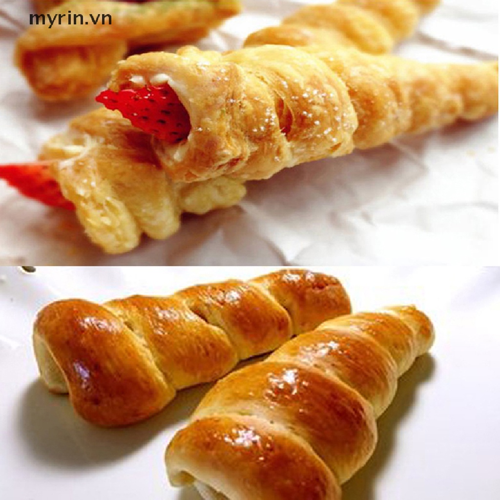 Bộ 12 Khuôn Làm Bánh Sừng Bò Bằng Thép Hình Nón