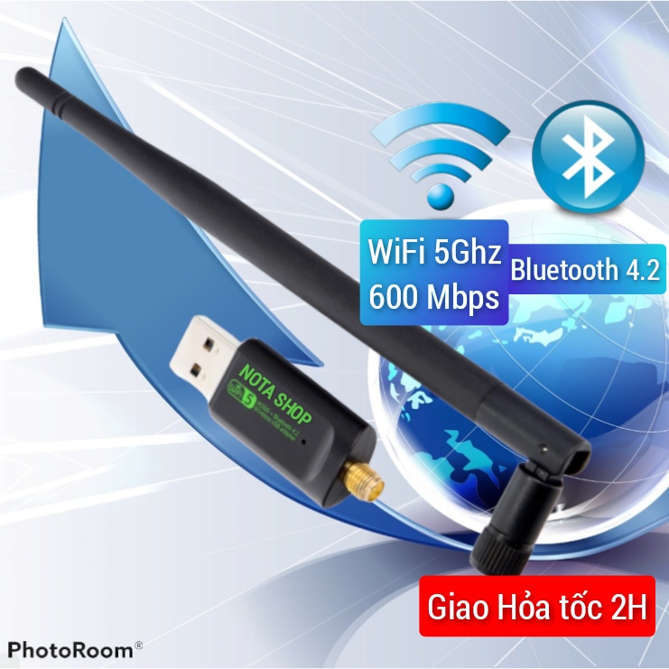 [Hỏa Tốc - BH 6 TH] USB WiFi Tenda U6 300Mbps, Thu sóng WiFi cho Laptop PC máy bàn, làm việc văn phòng lướt web