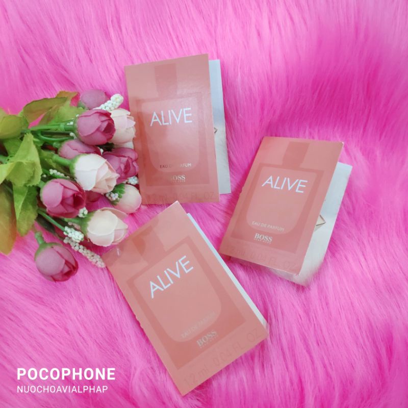 Sample Nước hoa Nữ Hugo Boss Alive EDP 1.2ml