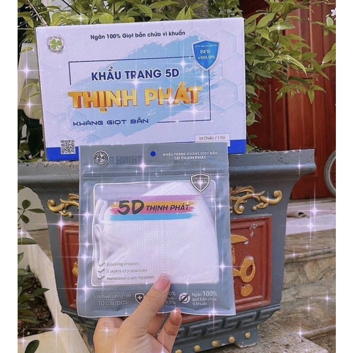 Thùng 200 Cái Khẩu Trang 5D Mask Thịnh Phát