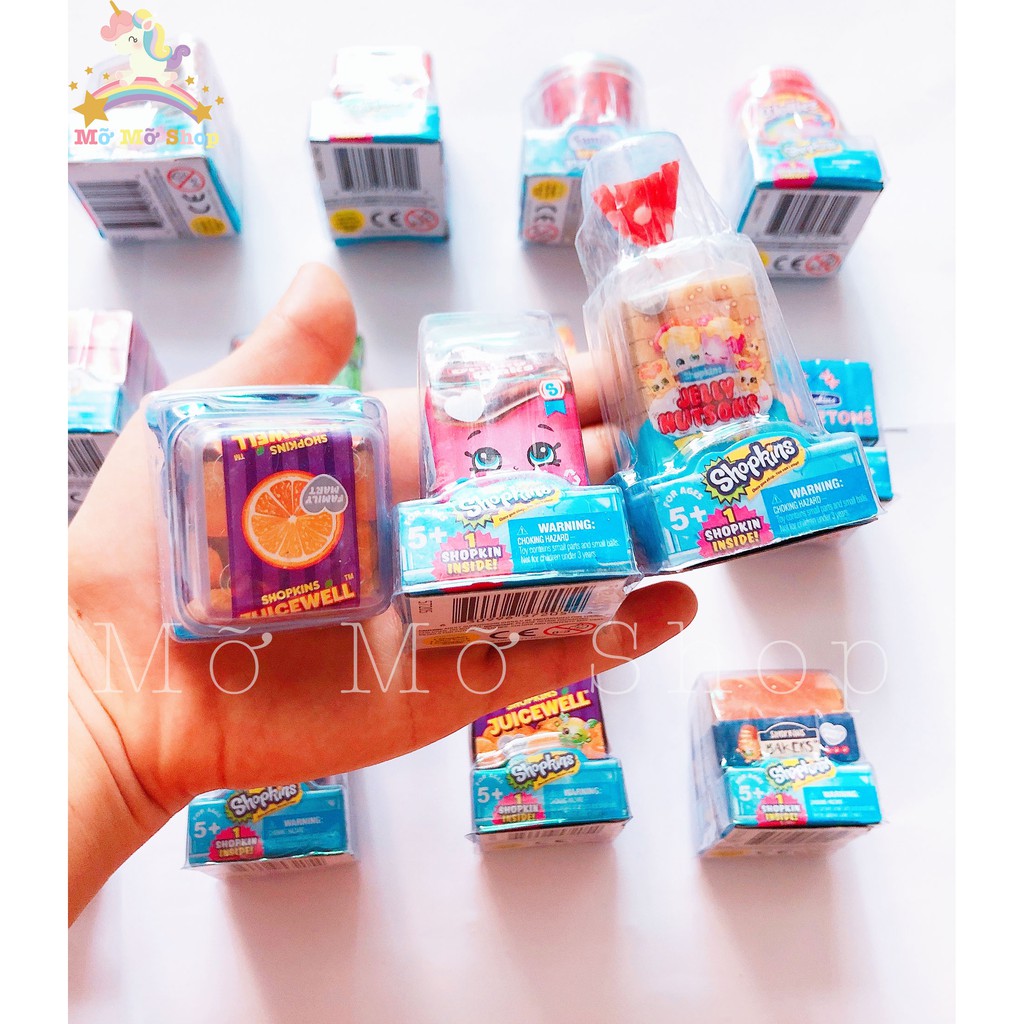 Combo Đồ Chơi Shopkins Hộp Fullbox (5/10/20/30 Không Trùng) Cho Bé [Đồ Chơi Nhựa]