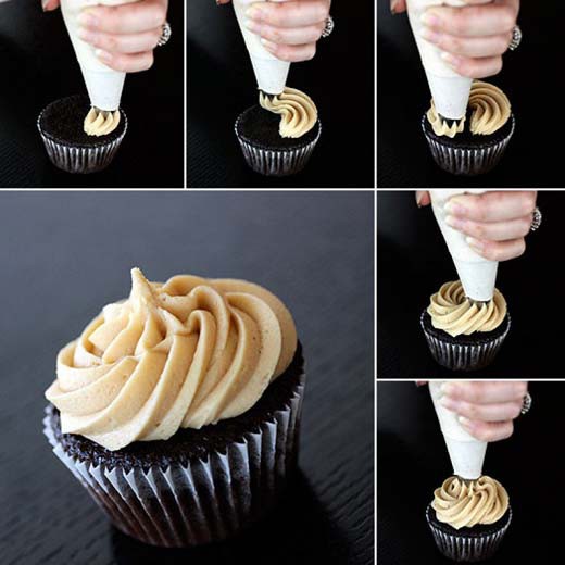 Đuôi / đui kem đúc inox cao cấp 6B topping làm bánh quy cookie cupcake