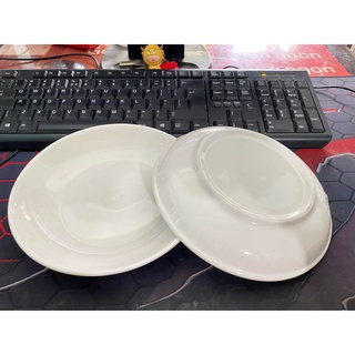 Set 2 dĩa sứ 7in cao cấp 18cm hkm Unilever - giao ngẫu nhiên
