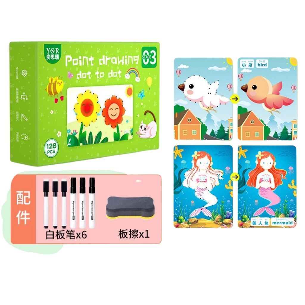 Bộ Thẻ Học FlashCard Cho Bé Học Tiếng Anh Và Tiếng Trung Có Thể Tái Sử Dụng Nhiều Lần, Shop Mẹ Mốc ,FTA