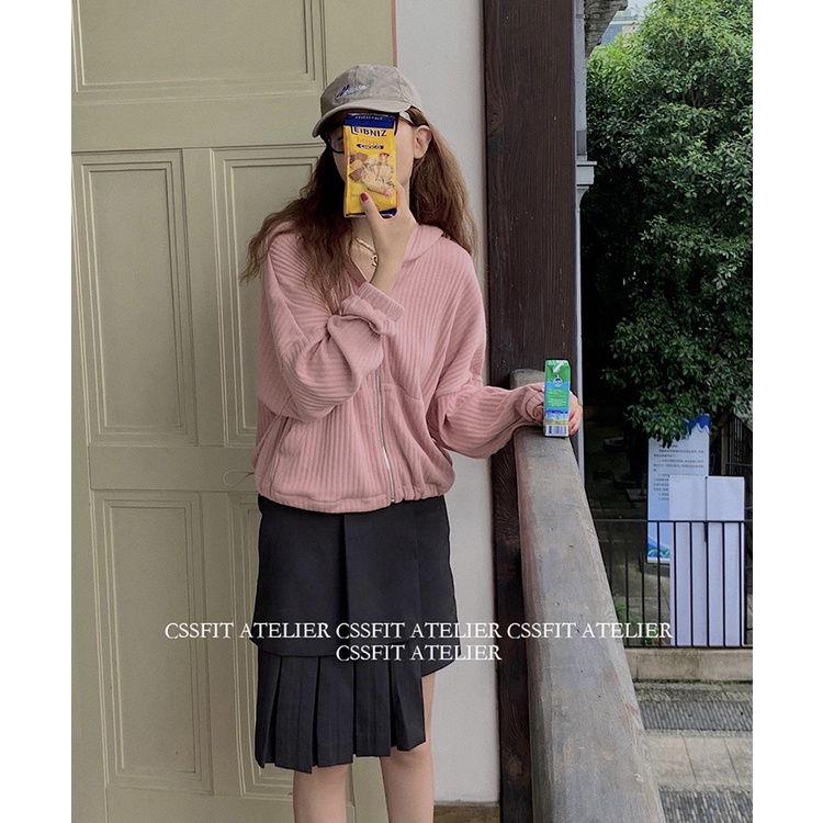 Áo Khoác Thể Thao Nữ Có Nón Thời Trang Hàn Quốc