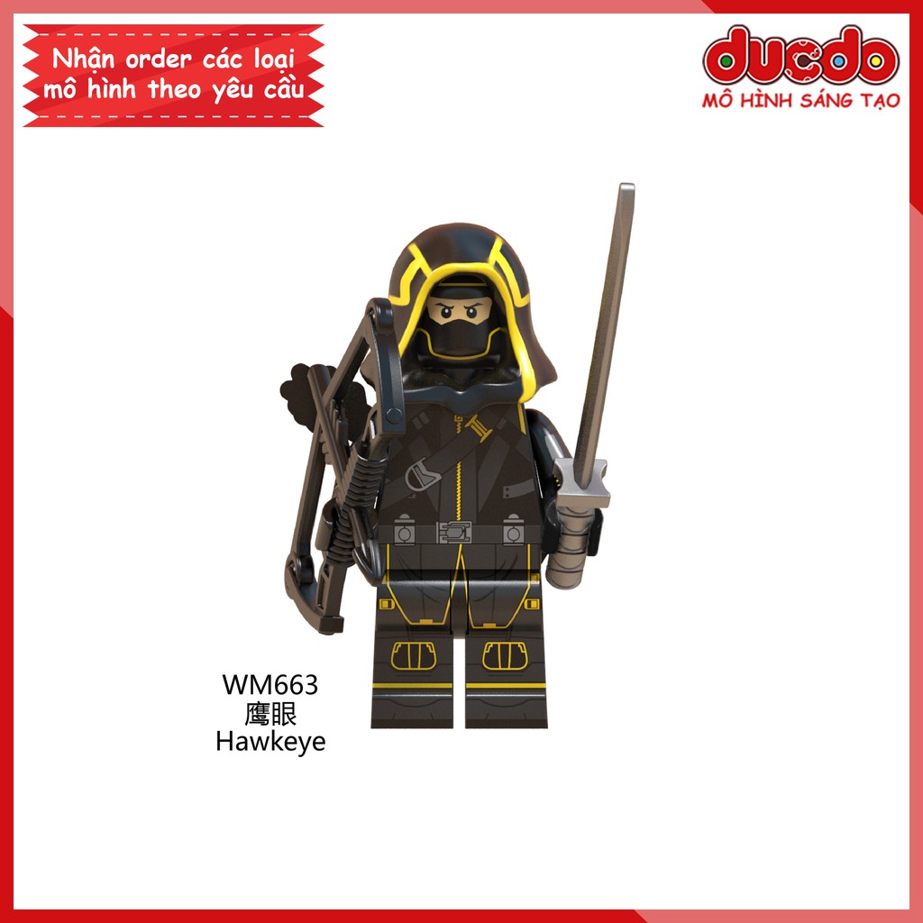 Minifigures siêu anh hùng End Game - Đồ chơi Lắp ghép Xếp hình Mô hình Mini Iron Man EndGame WM6056