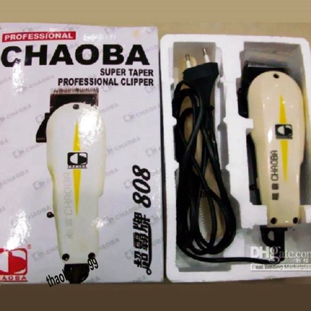 [Chaoba 808] Tăng Đơ Cắt Tóc Có Dây Chaoba 808 Nồi Đồng Cối Đá-Tông Đơ Hớt Tóc Chuyên Nghiệp