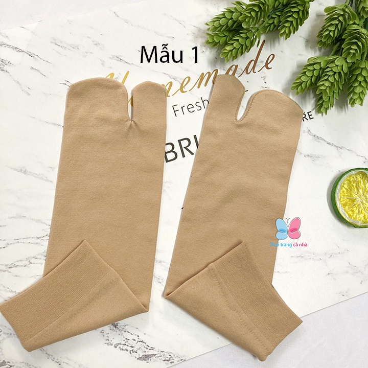 Tất Vớ Da Nữ kiểu xỏ ngón - Chất liệu thun dày vừa mềm mại - MAU1