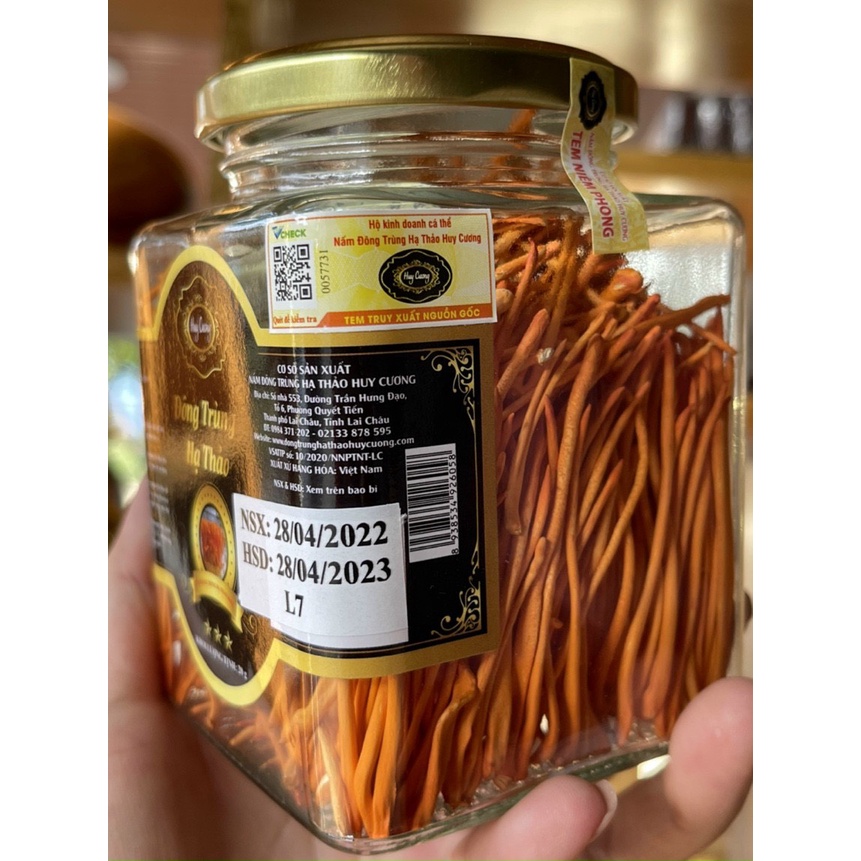 ĐÔNG TRÙNG HẠ THẢO HUY CƯƠNG SẤY THĂNG HOA - SẢN PHẨM OCOP 3 SAO