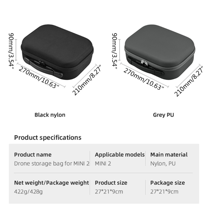 Túi Đựng Bảo Vệ Chống Sốc Chống Thấm Nước Cho Mavic Mini 2 Drone Accessoriori