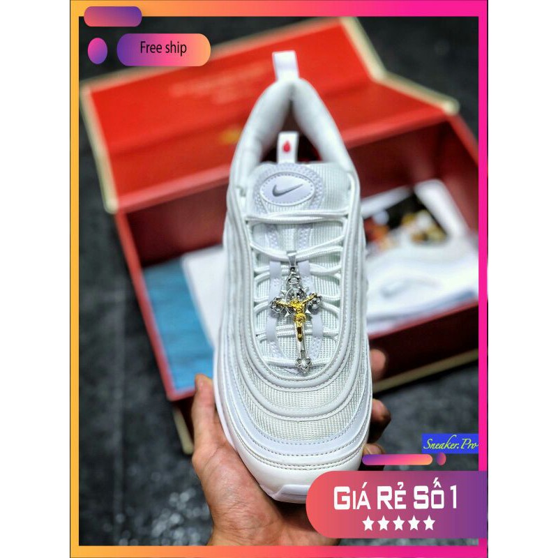 Giày thể thao sneaker AIR MAX 97 jesus thánh giá siêu đẹp cho cả nam và nữ siêu đẹp