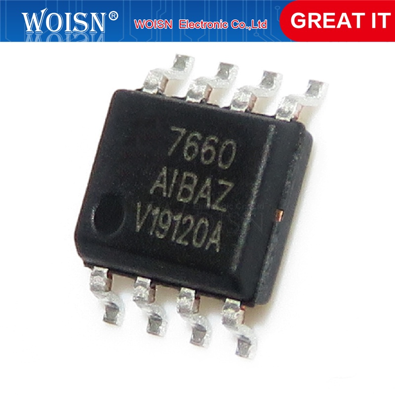 10 Mảnh ICL7660AIBAZ ICL7660 SOP-8 Hàng Có Sẵn