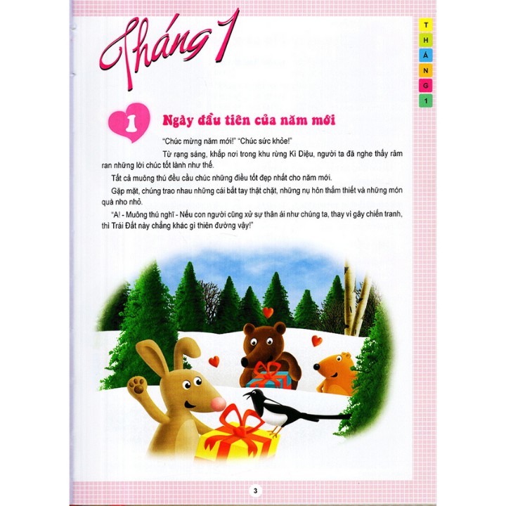 Sách - 365 Chuyện Kể Mỗi Ngày - Những Câu Chuyện Ngộ Nghĩnh Về Các Loài Vật Đáng Yêu