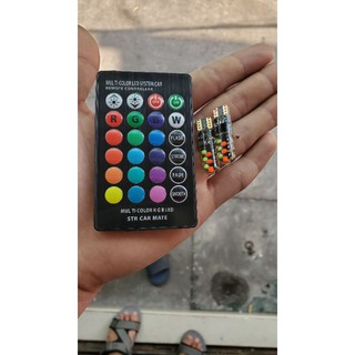 ĐÈN DEMI 16 LED RGB CÓ REMOTE