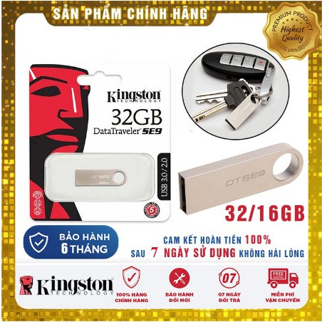 USB Kington Chính Hãng Freeship USB Kington Dung Lượng 8GB/16GB/32GB/64GB - Bảo hành 6 tháng