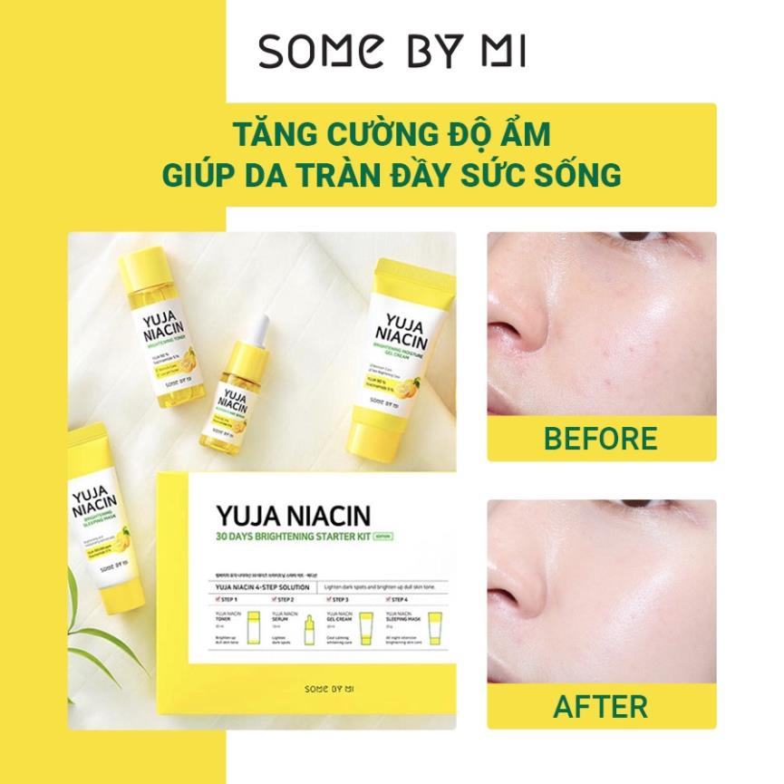 Hàng Công ty Bộ Kit Some By Mi Dưỡng Sáng Da Chiết Xuất Thanh Yên 4 Món Yuja Niacin 30 Days Miracle