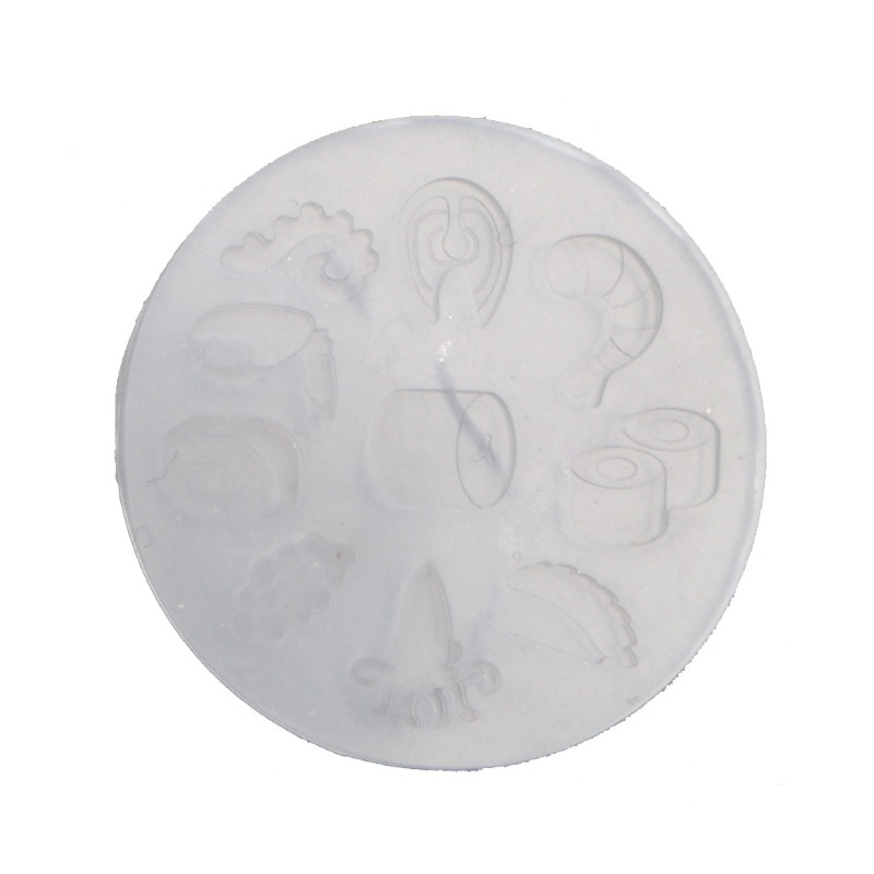 Khuôn silicon đúc nhựa resin epoxy tạo hình món tráng miệng/ bánh kẹo mini DIY