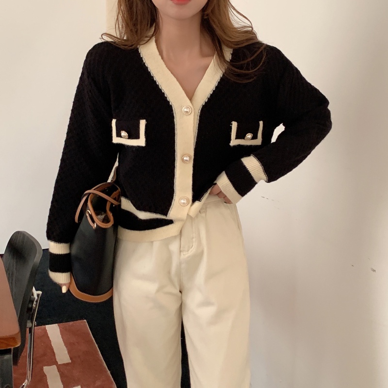 Áo khoác Cardigan tay dài thiết kế dáng rộng thoải mái