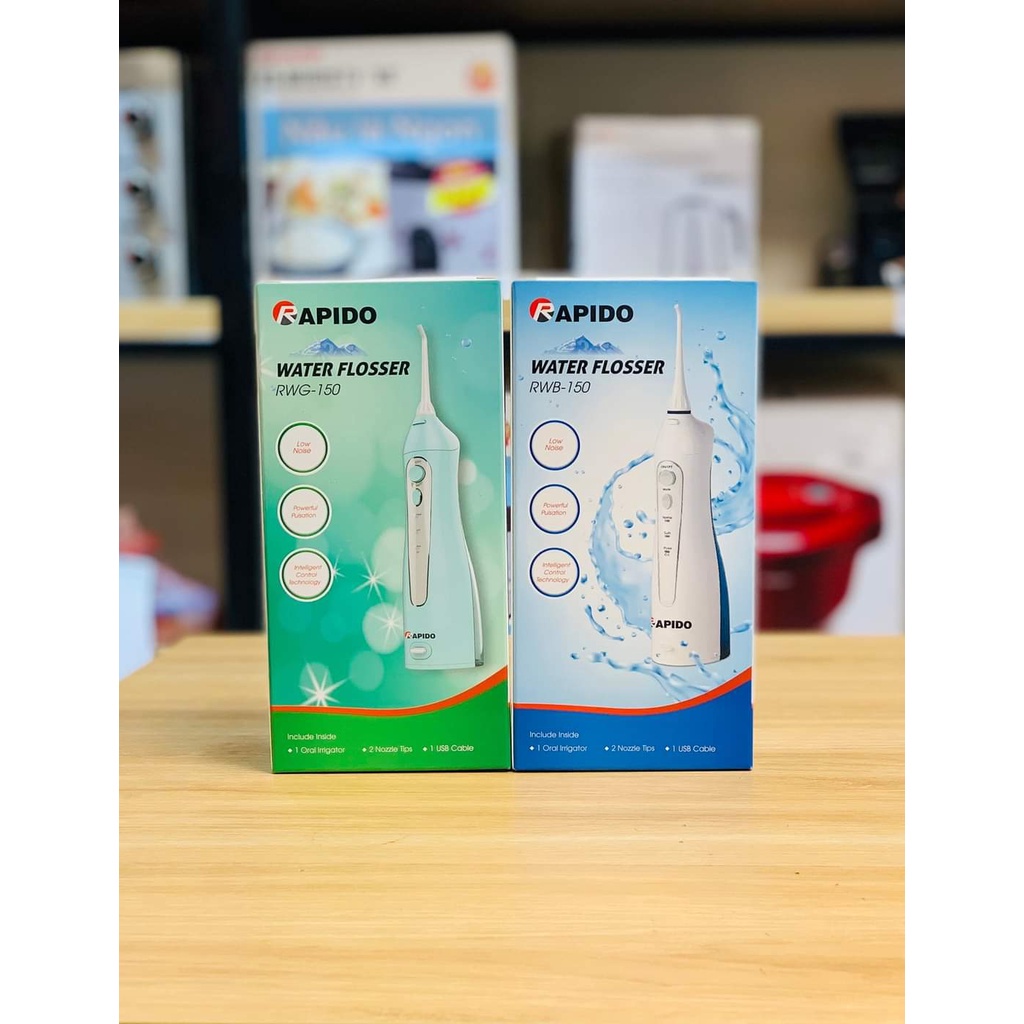 [Rapido RWG150] Máy tăm nước cầm tay Rapido RWB150, Bảo hành chính hãng 12 tháng.