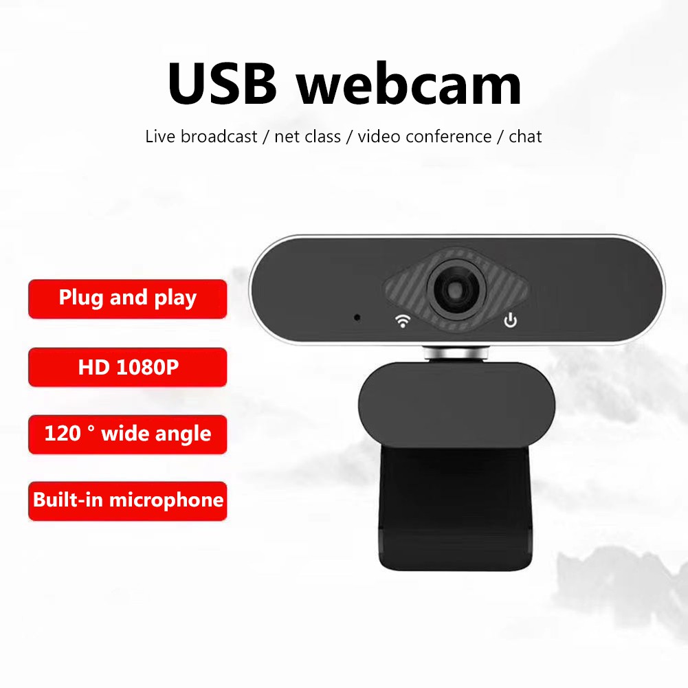 Webcam Usb 1080p Kèm Micro Cho Máy Tính | BigBuy360 - bigbuy360.vn