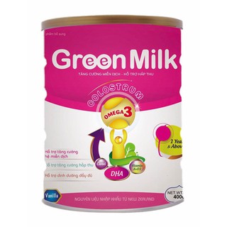 SỮA NON GREEN MILK DÀNH CHO BÉ TỪ 1 - 36 THÁNG TUỔI