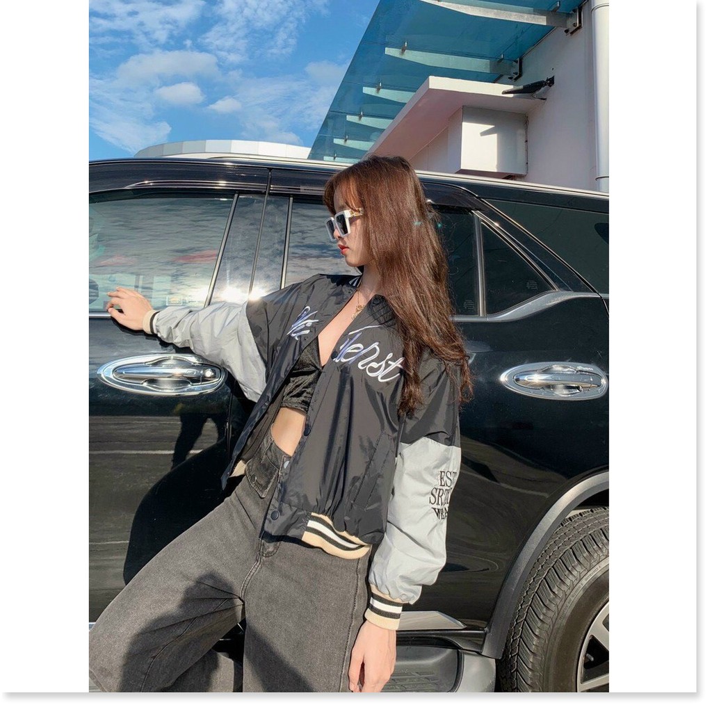 ÁO KHOÁC DU BOMBER UNISEX NỮ HỌA TIẾT SINH ĐỘNG LANA FASHION