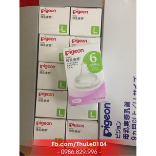 Núm ty Pigeon cổ rộng nội địa Nhật đủ size- Giá lẻ 1 núm
