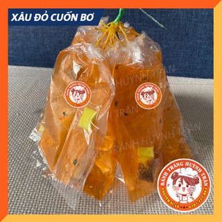 Xâu 10 bịch bánh tráng dẻo đỏ cuốn bơ tuổi thơ (giá rẻ)