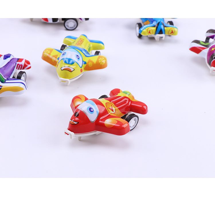 Mô hình đồ chơi máy bay mini chạy bằng dây cót cho bé