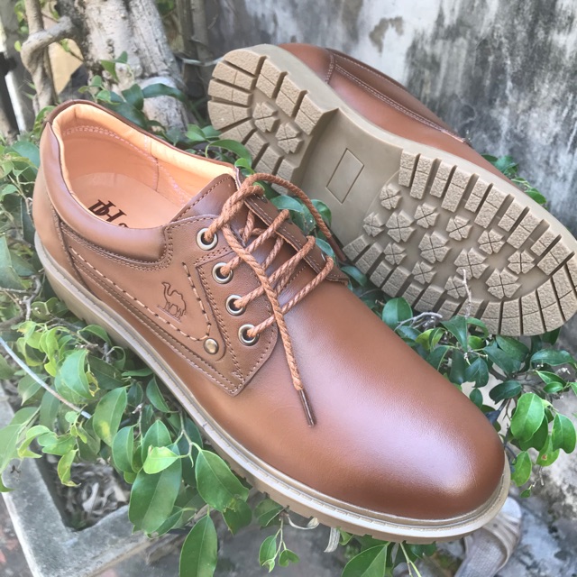 Giày Đốc - Phun Ám Patina - Da Bò Nguyên Tấm 100%. Bảo Hành 12 Tháng